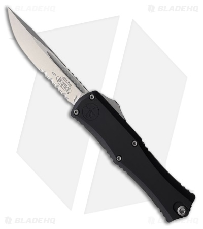 Microtech Hera II Mini S/E OTF Automatic Knife Black Aluminum (3" SW Serr)