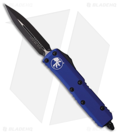 Microtech UTX-85 D/E OTF Automatic Knife Navy Blue Aluminum (3.1" Black)