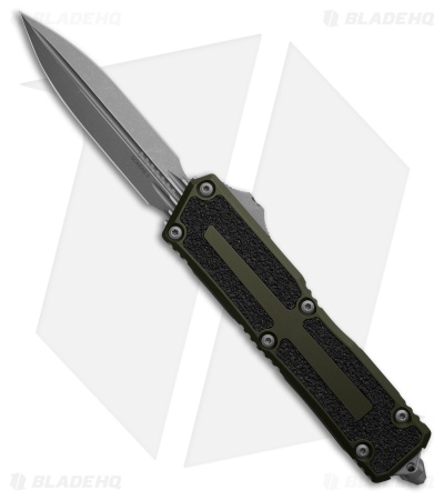 Microtech Scarab II Gen III D/E OTF Auto Knife OD Green Al (4" Apocalyptic)