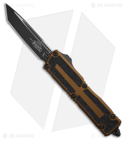 Microtech Scarab II Gen III T/E OTF Automatic Knife Tan Al (4" Black)