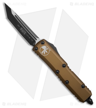 Microtech UTX-85 T/E OTF Automatic Knife Tan (3.125" Black) 233-1TA