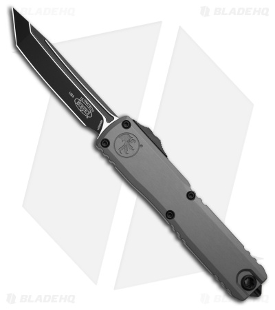 Microtech Ultratech ZBT T/E OTF Automatic Knife Natural Clear Al (3.5" Black)