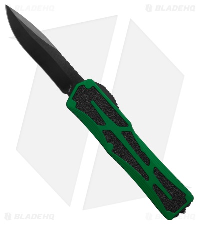 Heretic Knives Colossus OTF Toxic Green Aluminum (3.5" Black)