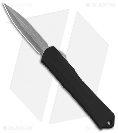 Heretic Knives Manticore-S Double Edge OTF Black (2.63" Battleworn)