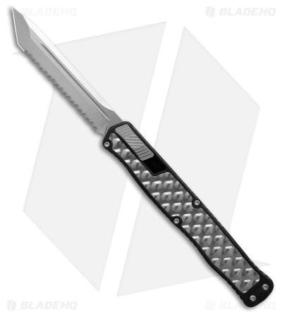 Heretic Cleric II  MagnaCut Auto Knife Stainless Inlay (4" SW Serr Tanto)