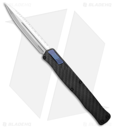 Heretic Cleric II Dagger OTF Automatic Knife Carbon Fiber (4.1" SW Serr)