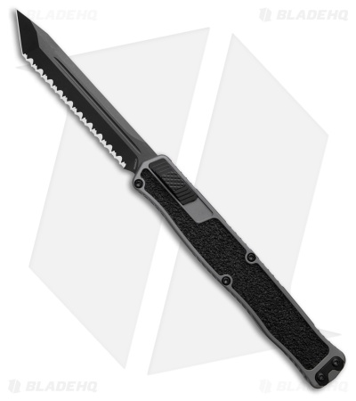 Heretic Cleric II OTF Auto Knife Gray Aluminum/Rubber (4.25