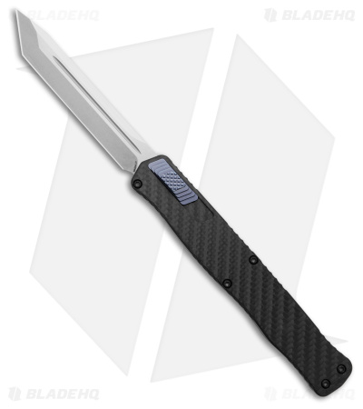 Heretic Cleric II Tanto OTF Automatic Knife Carbon Fiber (4.1" Stonewash)