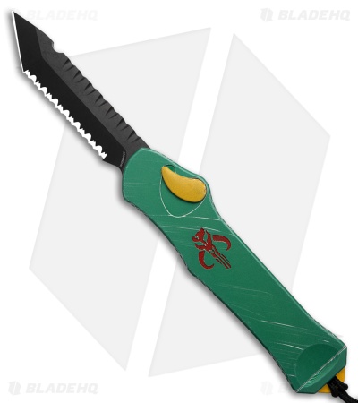Heretic Knives Hydra Tanto OTF Automatic Knife Bounty Hunter (3.6