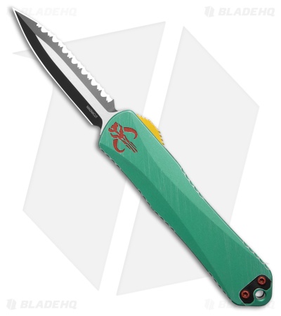 Heretic Knives Manticore E D/E MagnaCut Bounty Hunter Green (3.2" Two-Tone Serr)