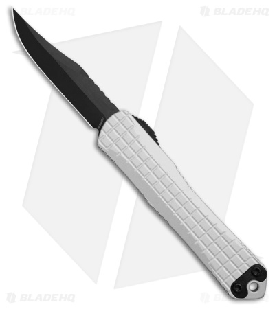 Heretic Knives Manticore S Bowie OTF Knife Natural Frag Aluminum (2.6" DLC)