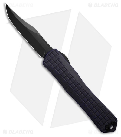 Heretic Knives Manticore X OTF Auto Knife Breakthrough Purple Aluminum (3.75" DLC)