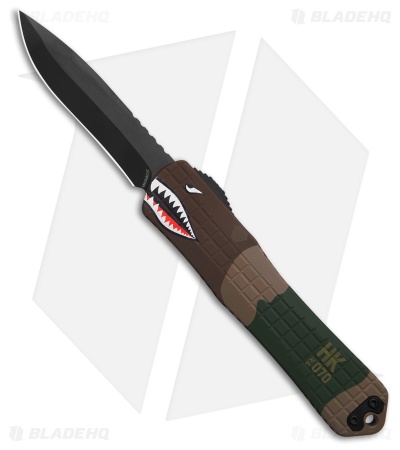 Heretic Knives Manticore X OTF Automatic Knife A10 Edition Recurve (3.75" DLC)