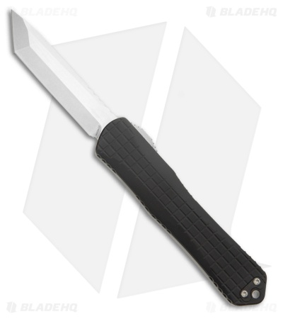 Heretic Knives Manticore X OTF Automatic Knife Black Grenade Grip (3.75" SW)