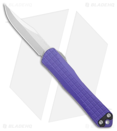 Heretic Knives Manticore X OTF Automatic Knife Purple Grenade Grip (3.75