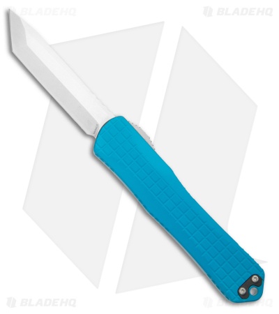 Heretic Knives Manticore X OTF Automatic Knife Turquoise Grenade Grip (3.75