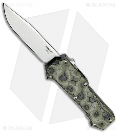 Hogue Knives Compound OTF Automatic Knife Clip Point Green (3.5" SW) 34038