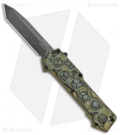Hogue Knives Compound Tanto OTF Automatic Knife Green G-Mascus (3.5" Black)