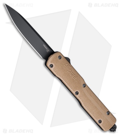 Hogue Sig Sauer Counterstrike S/E OTF Knife Black Al/FDE Polymer (3.4" PVD)