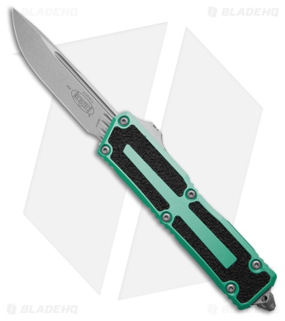 Microtech Scarab II Gen III S/E OTF Knife Turquoise Aluminum (4" SW) 1278-10TQ