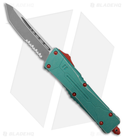 Microtech Combat Troodon Bounty Hunter T/E Automatic OTF Knife (3.8" AP Serr)