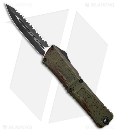 Microtech Combat Troodon Gen III D/E OTF Knife Outbreak (4" Outbreak Full Serr)