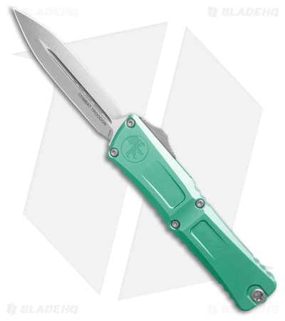 Microtech Combat Troodon D/E Gen III OTF Knife Turquoise Al (4" SW) 1142-10TQ