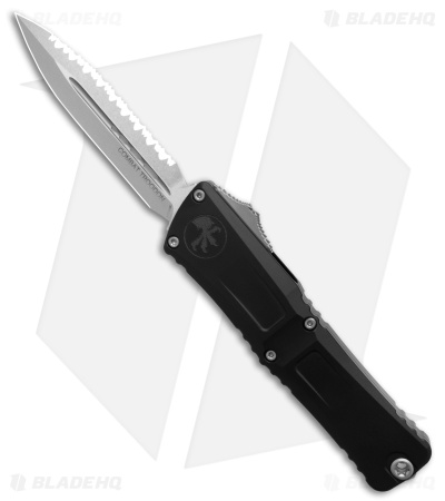 Microtech Combat Troodon Gen III OTF Knife Black (4" SW Full Serr) 1142-12