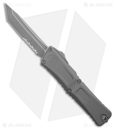 Microtech Combat Troodon Gen III T/E OTF Knife Natural Clear Al (4.1" Apoc Serr)