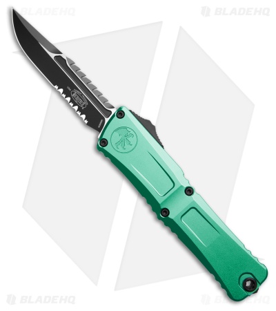 Microtech Combat Troodon Interceptor Gen III Turquoise Aluminum (4" Black Serr)