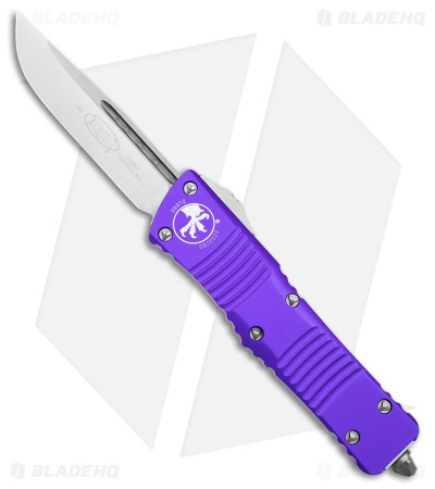 Microtech Combat Troodon S/E OTF Automatic Knife Purple (3.8" Stonewash)