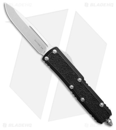 Microtech Daytona S/E OTF Automatic Knife Black Aluminum (3" Stonewash)