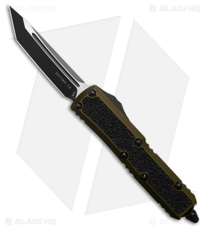 Microtech Daytona T/E SS OTF Automatic Knife OD Green Al + 3M Inlay (3" Black)