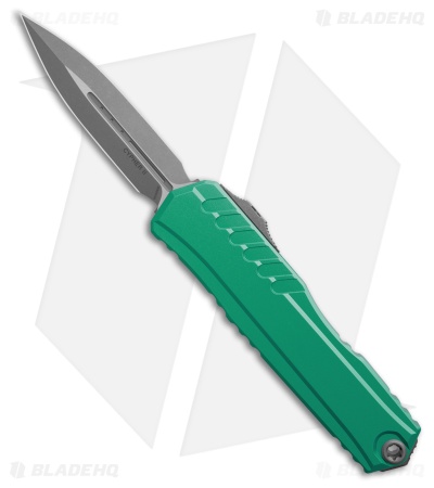 Microtech Cypher II D/E OTF Automatic Knife Turquoise (3.5" Apoc) 1242-10APTQ