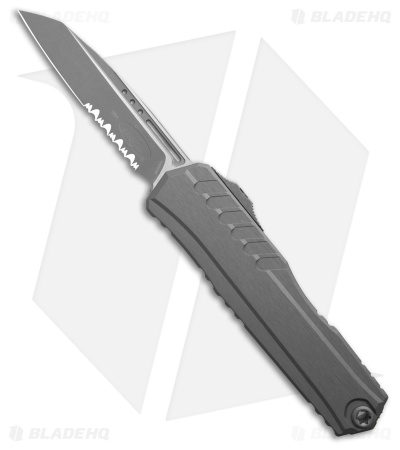 Microtech Cypher II S/E OTF Automatic Knife Natural Clear (3.5" Apoc Serr)