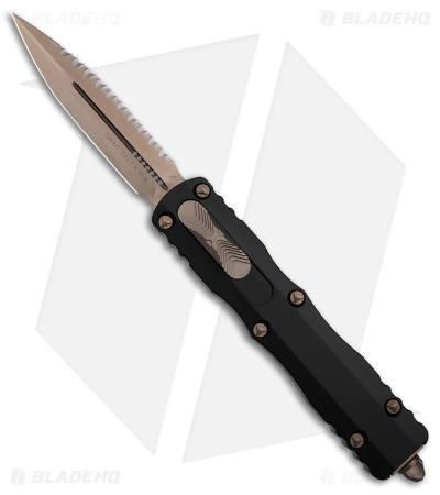 Microtech Dirac Delta Dagger OTF Automatic Knife  D/E F/S (3.75" Bronze) 227-15