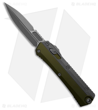 Microtech Glykon OTF Automatic Knife OD Green Aluminum/Titanium (3.75" AP)