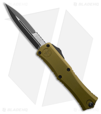 Microtech Hera II Mini Bayonet OTF Auto Knife OD Green Aluminum (2.9" Black)