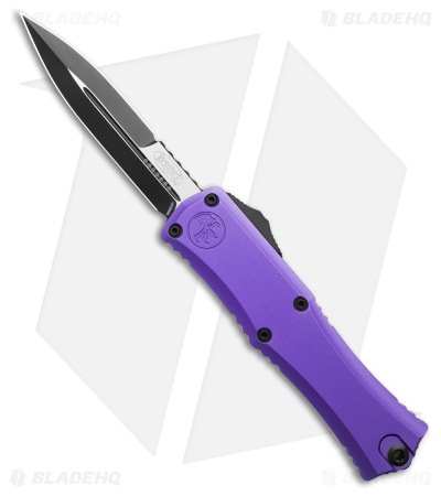 Microtech Hera II Mini Bayonet OTF Automatic Knife Purple Aluminum (2.9" Black)
