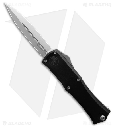 Microtech Hera II Mini D/E OTF Automatic Knife Black Aluminum (2.9" Stonewash)