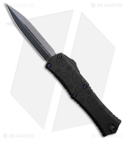 Microtech Hera II Mini OTF Knife Claw Burst (2.9" Vegas Forge Blued Herringbone)