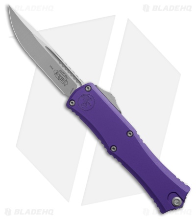 Microtech Hera II Mini S/E OTF Automatic Knife Purple Al (2.9" Satin)