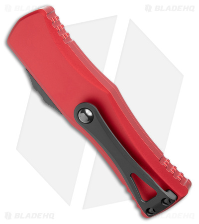 Microtech Hera D/E Auto Knife Red (Black Serr) - Blade HQ