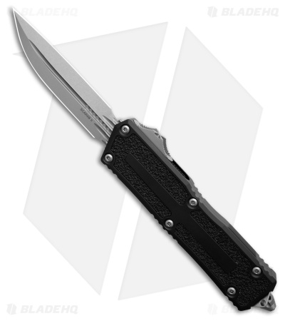 Microtech Scarab II Gen III D/E OTF Automatic Knife Black (4" Stonewash)