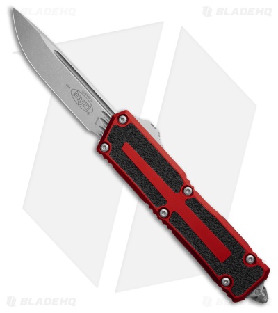 Microtech Scarab II Gen III S/E OTF Automatic Knife Red Al (4" SW) 1278-10RD