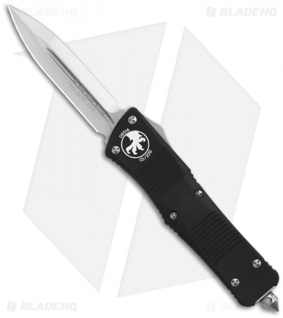 Microtech Troodon Dagger D/E OTF Automatic Knife (3" Stonewash) 138-10