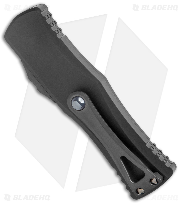 Microtech Hera Custom OTF Automatic Knife Black Aluminum (3