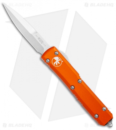 Microtech Ultratech Bayonet OTF Automatic Knife Orange (3.4" Stonewash)