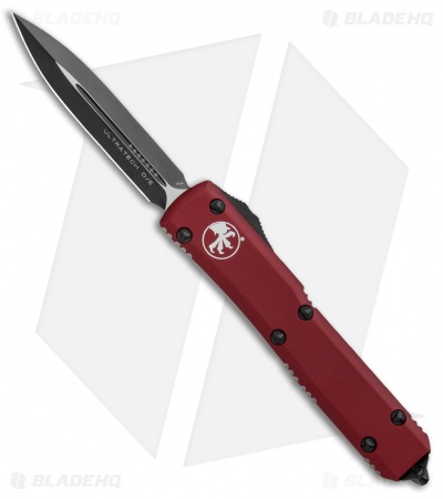Microtech Ultratech D/E OTF Automatic Knife Merlot (3.4" Black) 122-1MR