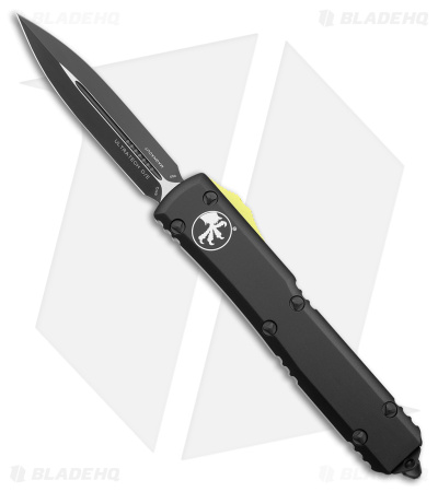 Microtech MagnaCut Ultratech D/E OTF Automatic Knife (3.4" Black)